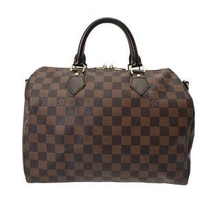Louis Vuitton Damier Speedy Bandouliere Brown Canvas Handbag